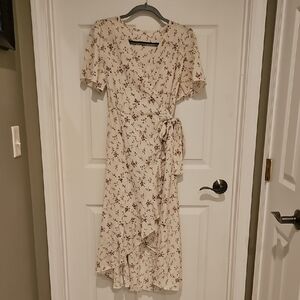 Floral Wrap Dress